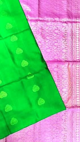 SOFT SILK SAREE WITH BLOUSE